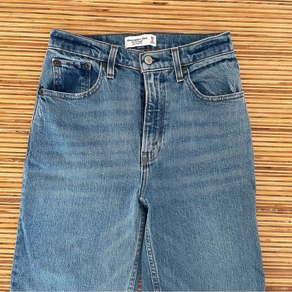 abercrombie 90s straight ultra high rise jeans